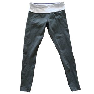 Grey and Lavender Lululemon Leggings Size 8